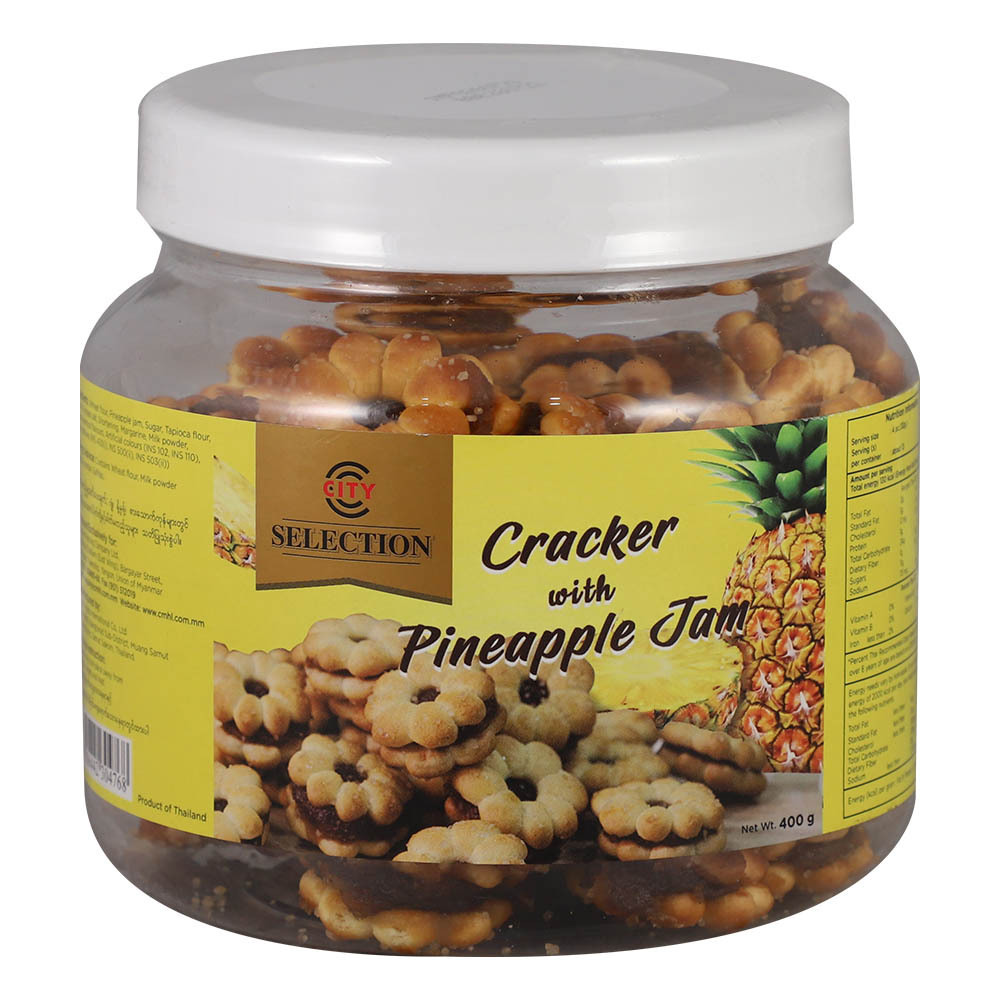 City Selection Cracker With  Pineapple Jam 400G