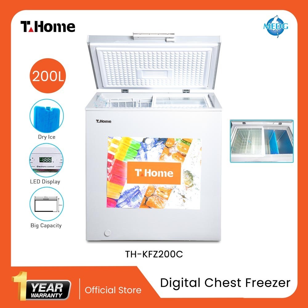 T-Home Chest Freezer 200LTR TH-KFZ200C