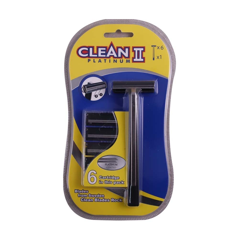 Clean Ii Platinum Razor 6 Cartridge