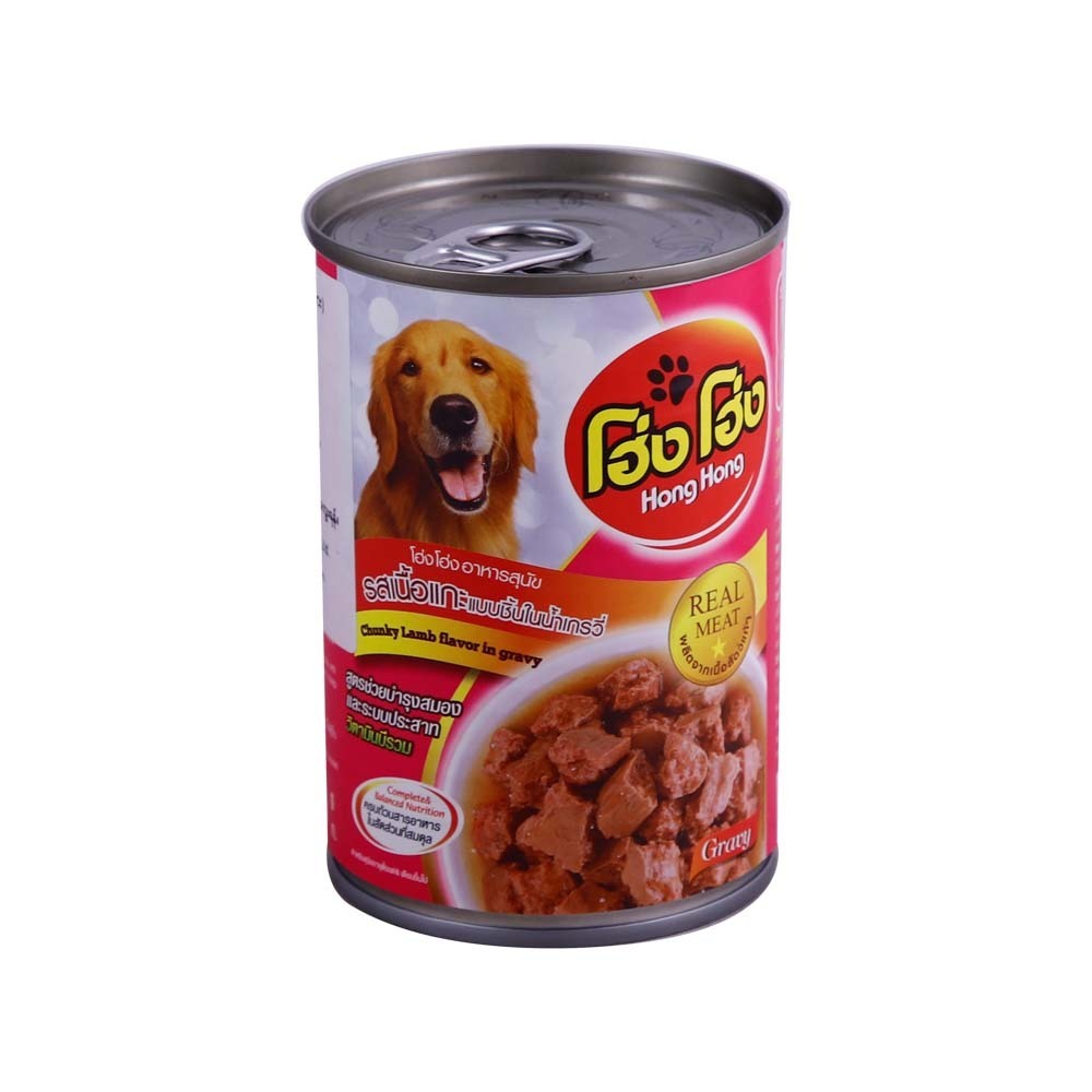 Hong Hong Dog Food Chunky Lamb In Gravy 400G