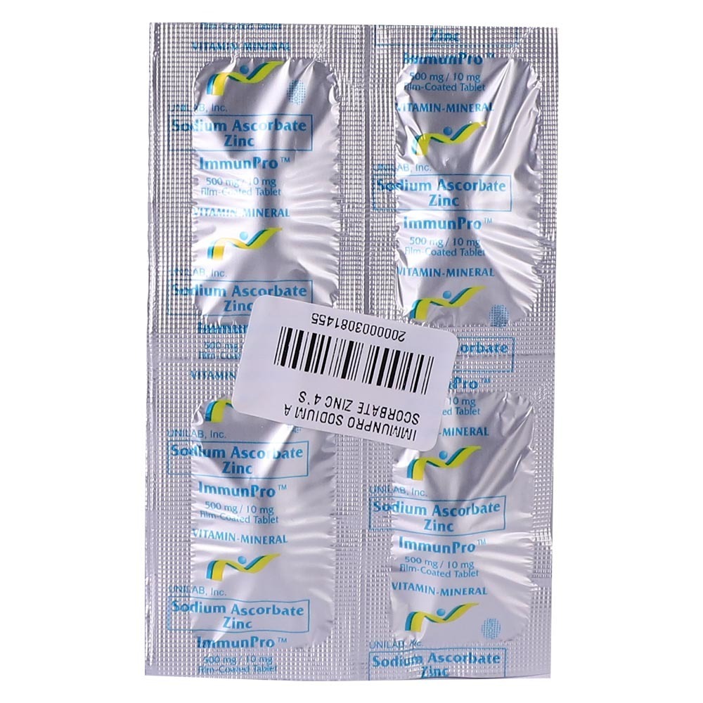 Immunpro Sodium Ascorbate Zinc 4Tablets