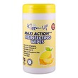 Kleen-Up Maxi Action Disinfecting Wipes Lemon 75PCS