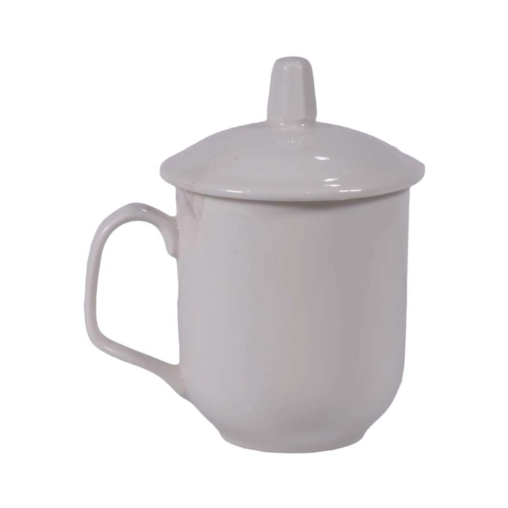 Ska Porcelain Mug With Lid No.3