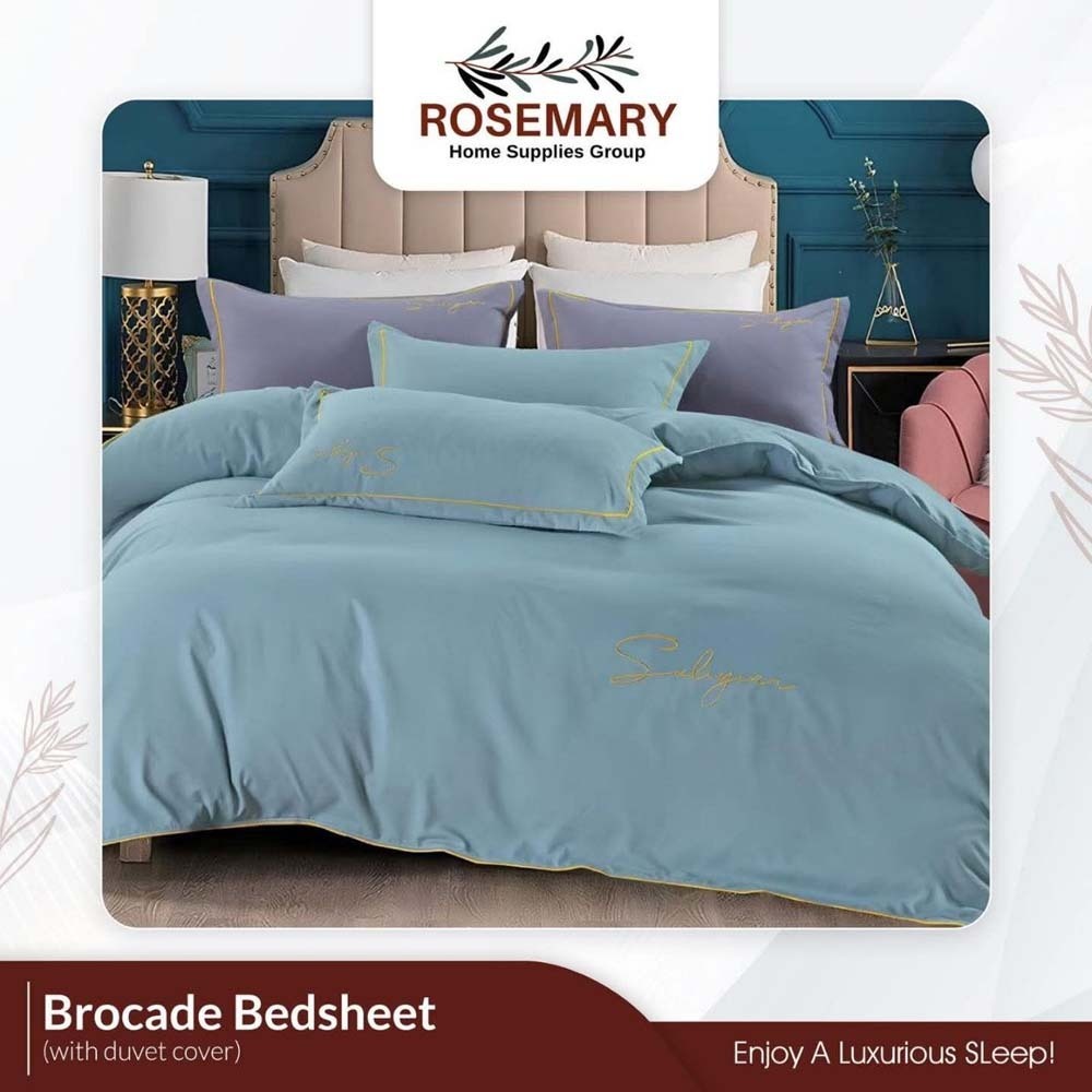 Rosemaery Brocade Grade B (4PCS) Bedsheet Set RM-RM-IBSB-GB01
