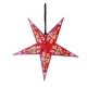 Uncle Gyi Printed Paper Star Lantern Red 5PCS
