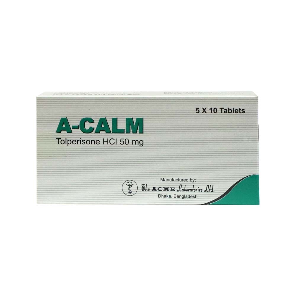 A-Calm Tolperisone 50MG x 5
