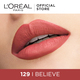 Loreal Rouge Signature Matte Ink Liquid Lipstick 129 I Lead 7 ML