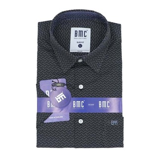 BMC Slimfit Shirts Short Sleeve 2320055 (Design-2) Large