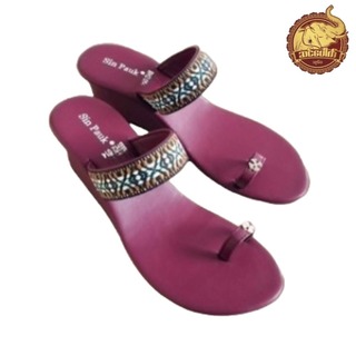 Sin Pauk Women Leather Sandal (Design-1,No-40) BH2-014
