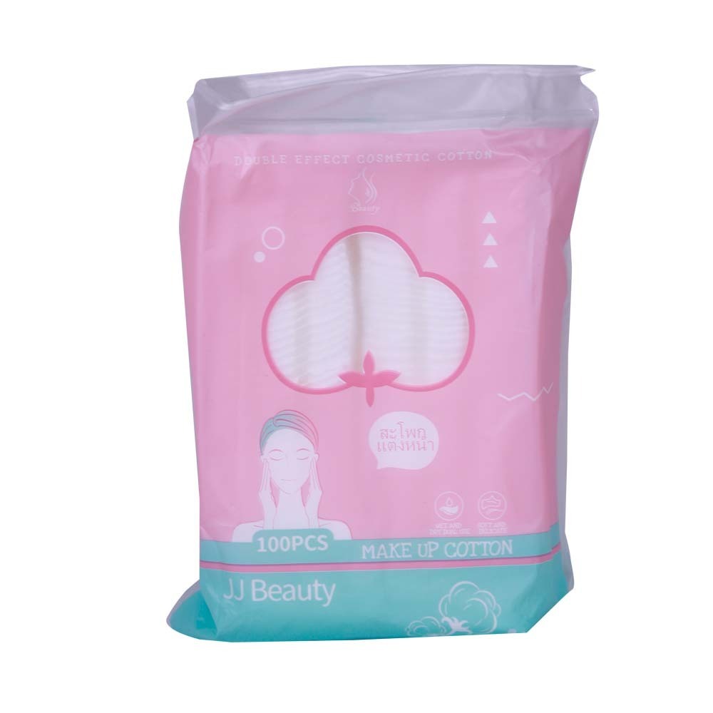 JJ Beauty Cotton Pads Square 100PCS
