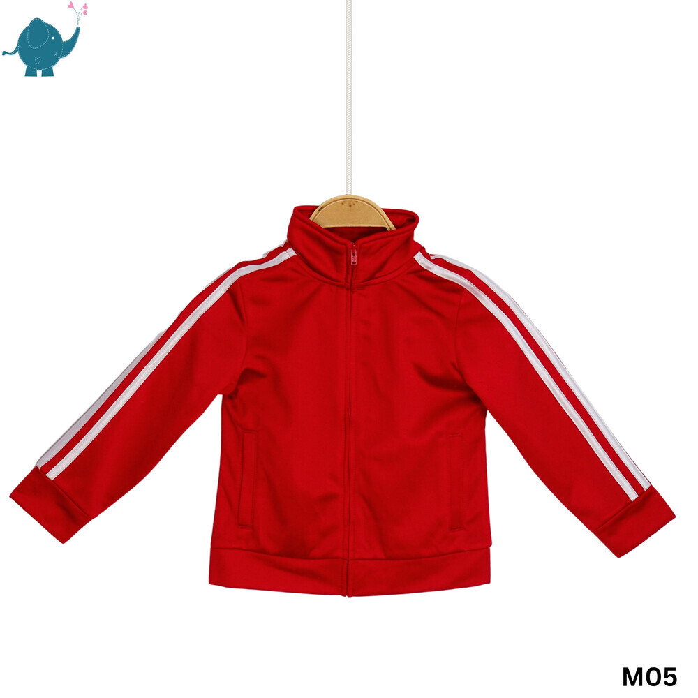 Max & Mia Kid Track Top Red M05 4T