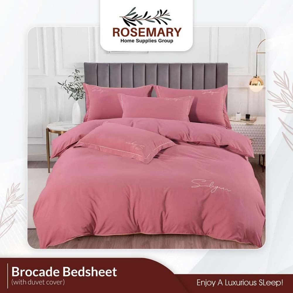 Rosemaery Brocade Grade B (4PCS) Bedsheet Set RM-RM-IBSB-GB17