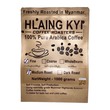 HlaingKyi 100% Pure Arabica Coffee (Wash Process, Fine Ground, 1000 Grams)