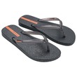 Ipanema Twisty Fem Flip (No-6) Black & Glitter Black 127193BA39306