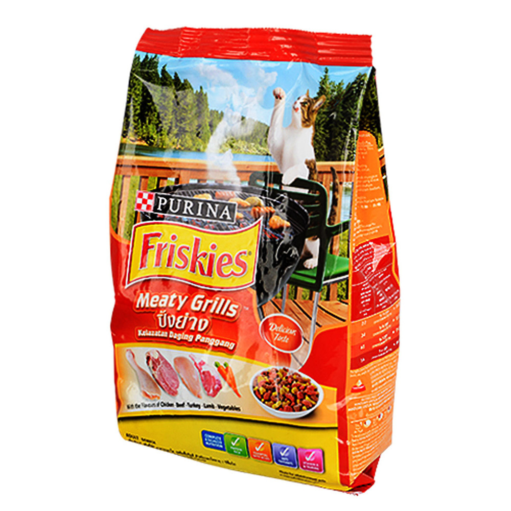 Friskies Cat Food Adult Meaty Grills 450G