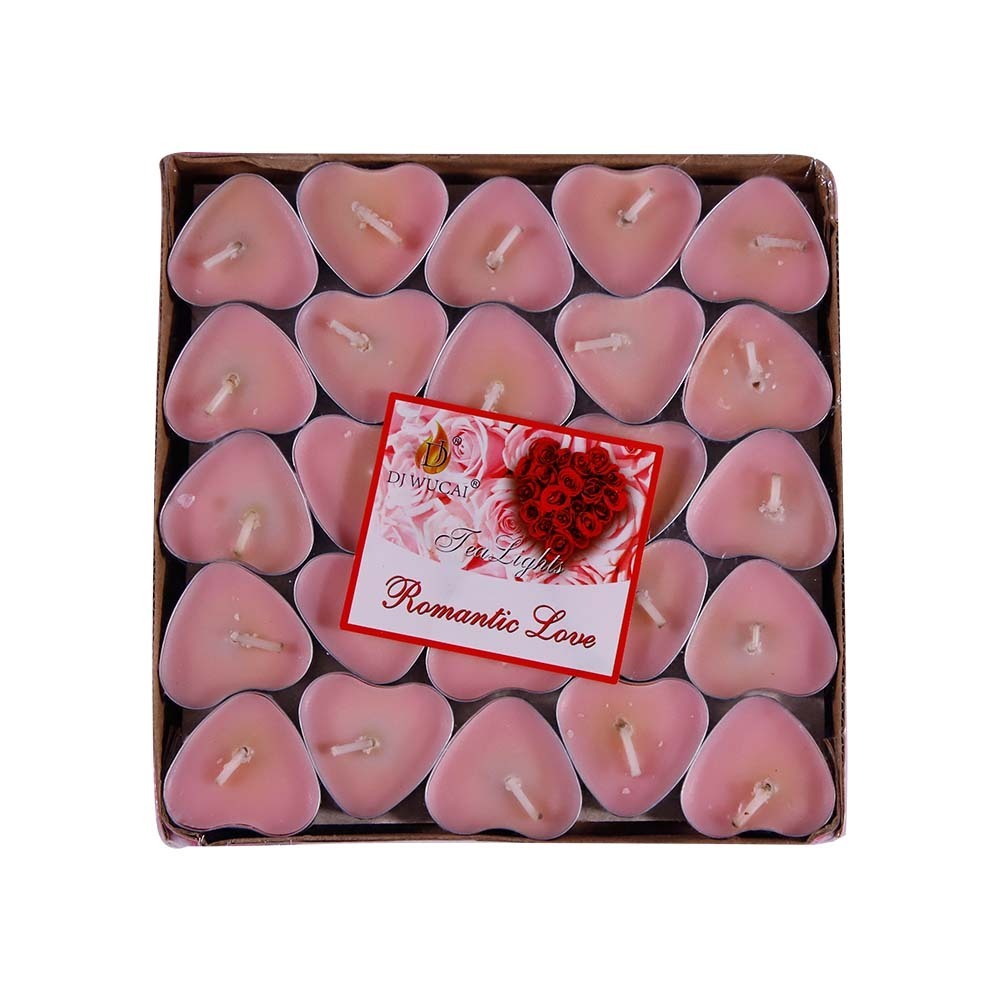 Uncle Gyi Heart Shaped Candles 50PCS