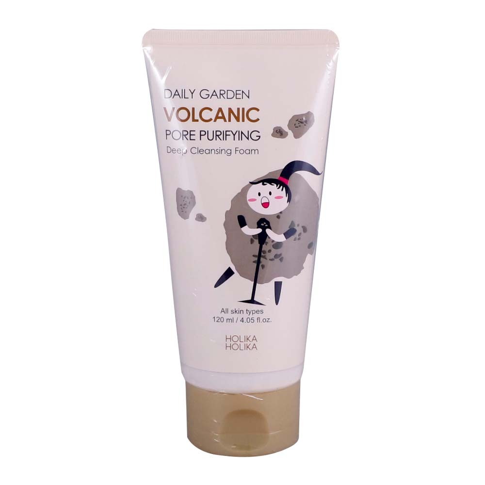 Holika Holika Daily Garden Volcanic Deep Facial Cleansing Foam 120ML