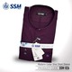 Madarin Collar Shirt Short Sleeve 3XL (Midnight Purple) SSM-O-M-S-026
