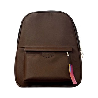 Konoko Leather Backpack Large (Black Plain)