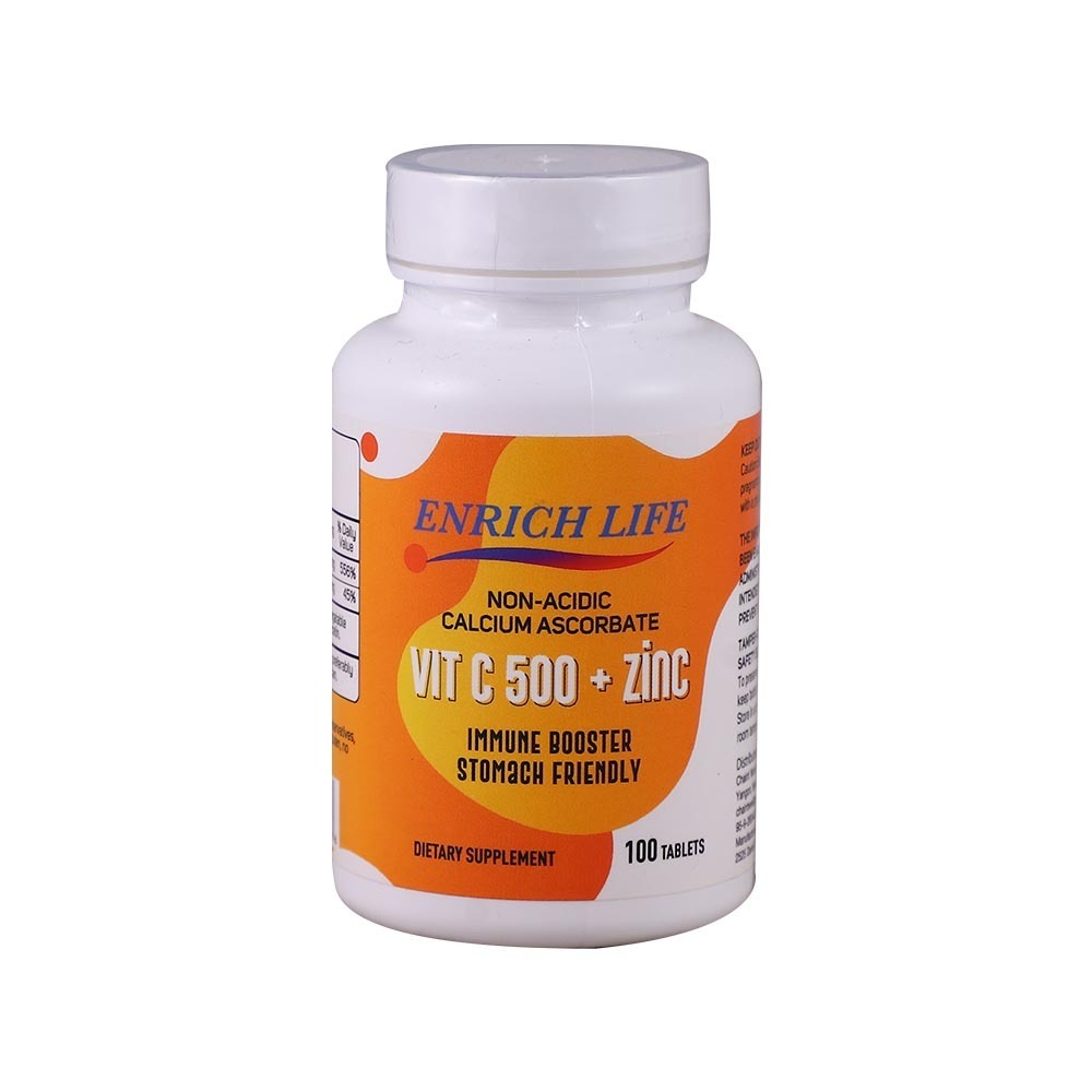 Enrich Life Vit C 500&Zinc 100`S