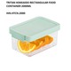 Tritan Hokkaido Rectangular Food Box 2000Ml HIN.HTCN.2000 209 x 140 x 109MM)