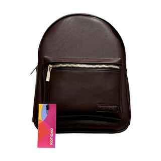 Konoko Leather Mini Backpack Medium (Brown)