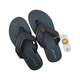 Sin Pauk RV Men Leather Slipper SPM-062 Black (No-41)