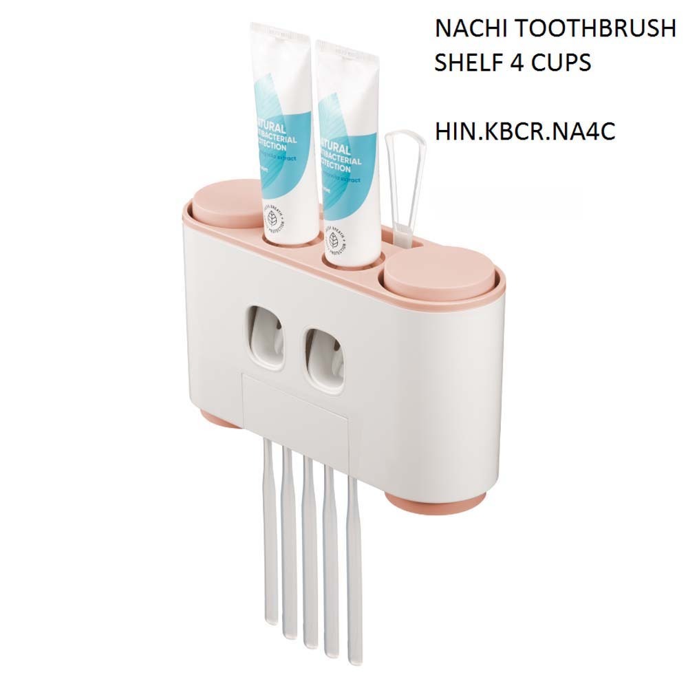 Nachi Toothbrush Shelf 4 Cups HIN.KBCR.NA4C (255 x 85 x 155 MM)