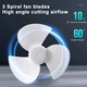 Small E27 Screw-In Ceiling Fan With Socket Holder 5.5 in ELE0001046F