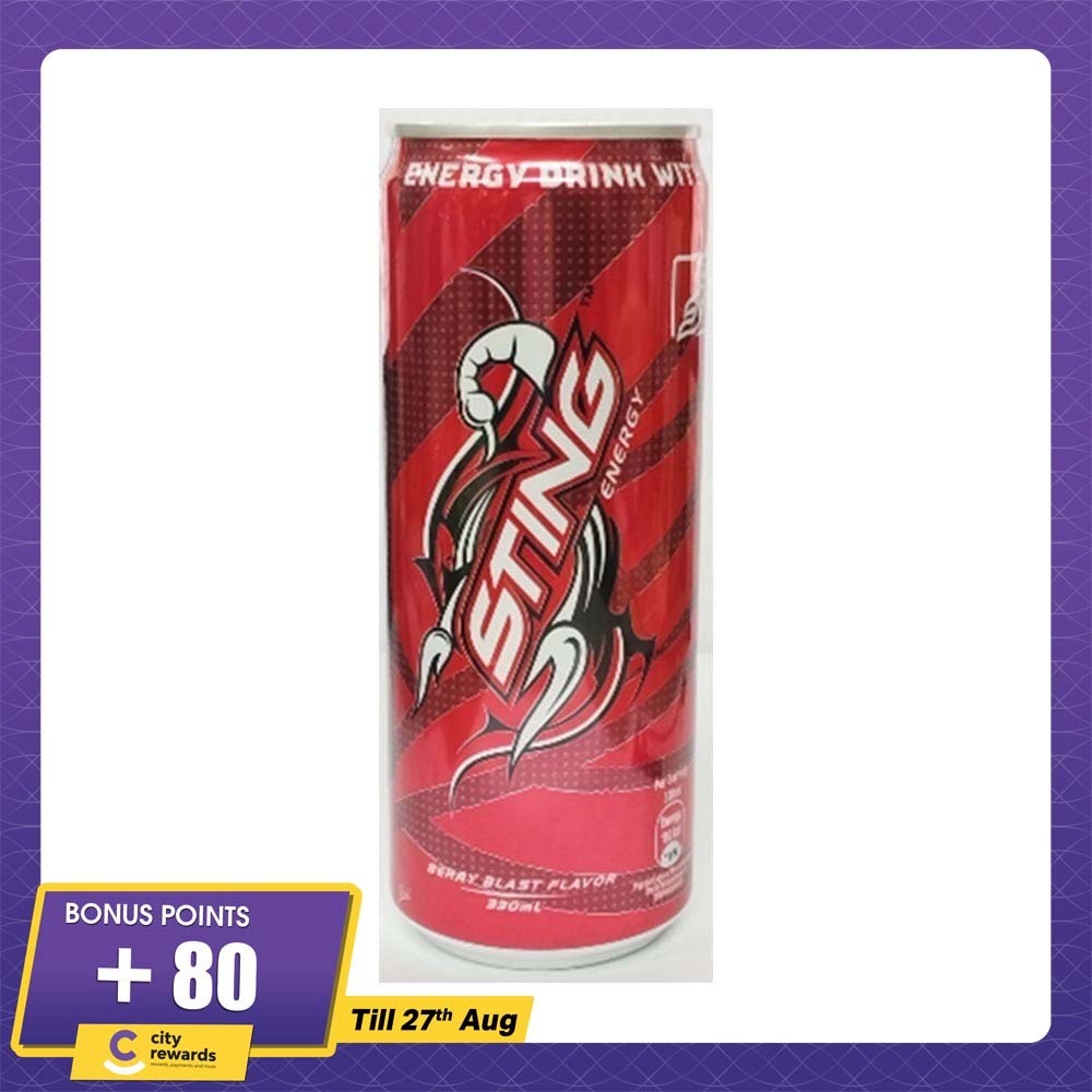 Sting Energy Drink Berry Blast 330ML (Can)