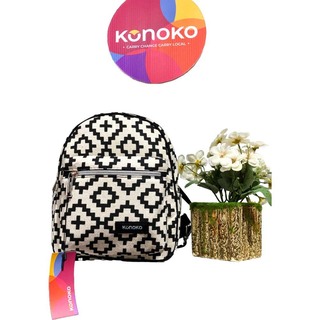 Konoko Cotton Mini Backpack S Size Innlay Diamond K1007