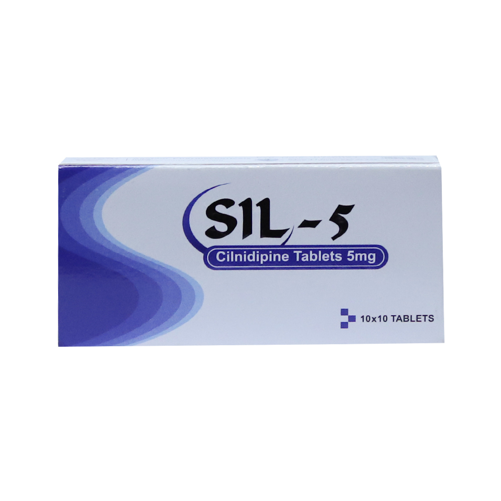 Sil-5 Cilnidipine Tablets 5MG 10PCS 1X10