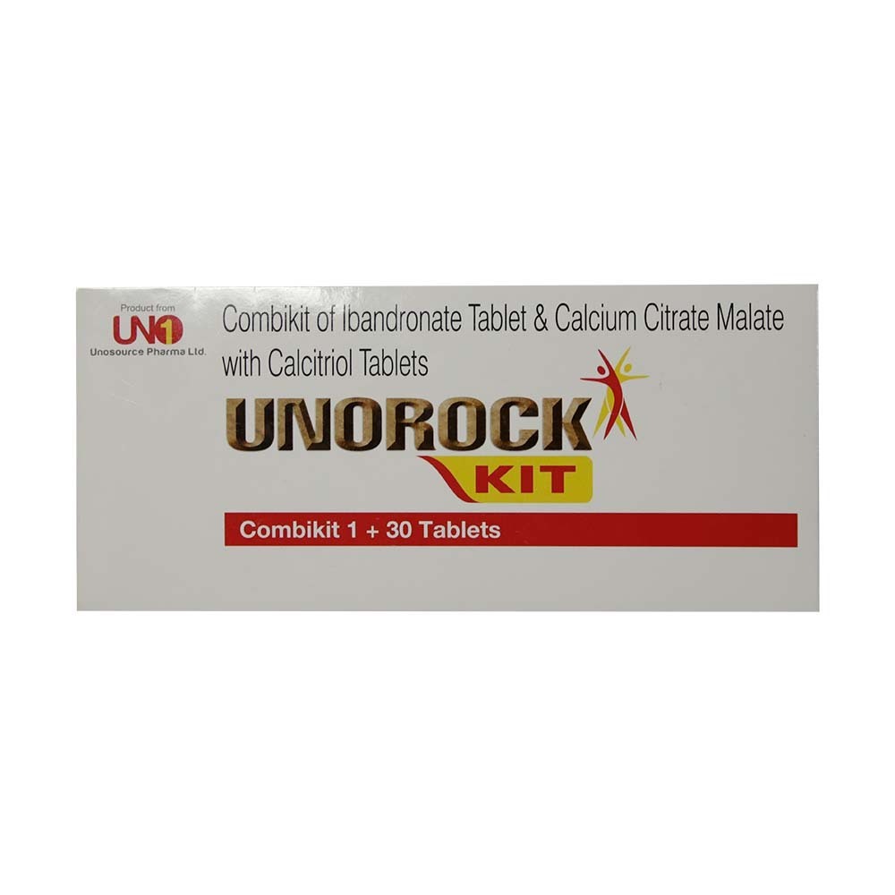 Unorock Kit Calcium Citrate With Calcitriol 30PCS