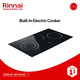 Rinnai Built-In Electric Cooker RB-7013E-ZB Black