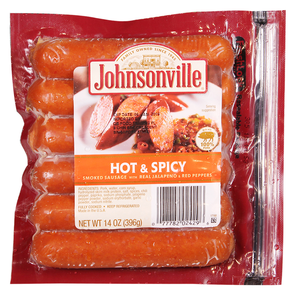 Johnsonville Hot & Spicy Sausage 360G