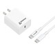 Power Plus Type C-C Cable with GaN Charger White PPA320