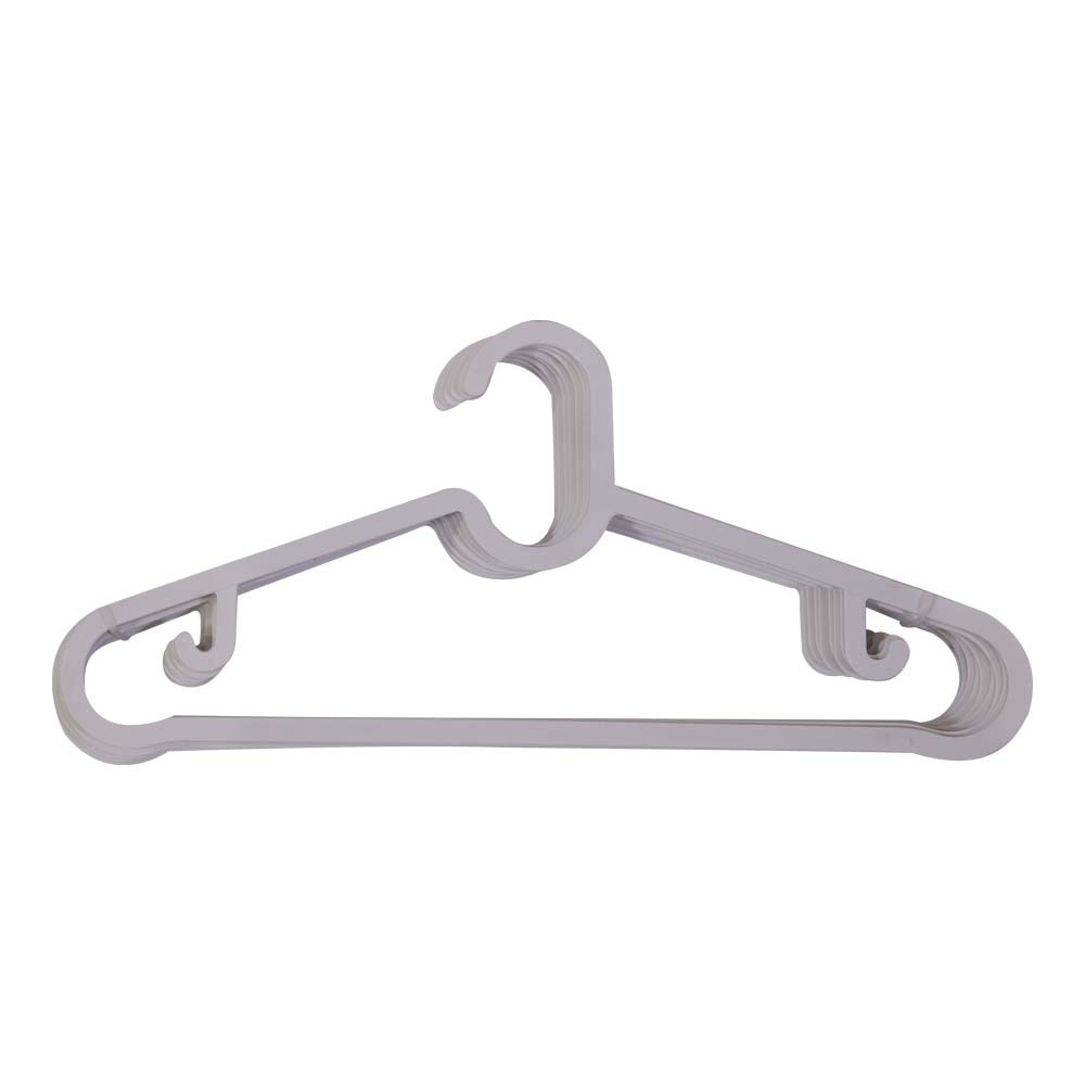 MGOU 10Coat Hangers White QA-2553
