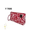 Yin Pyomay Bag  Essentials M Belleboo 8.5"×5.5"×2" Y 7686 red & floral design