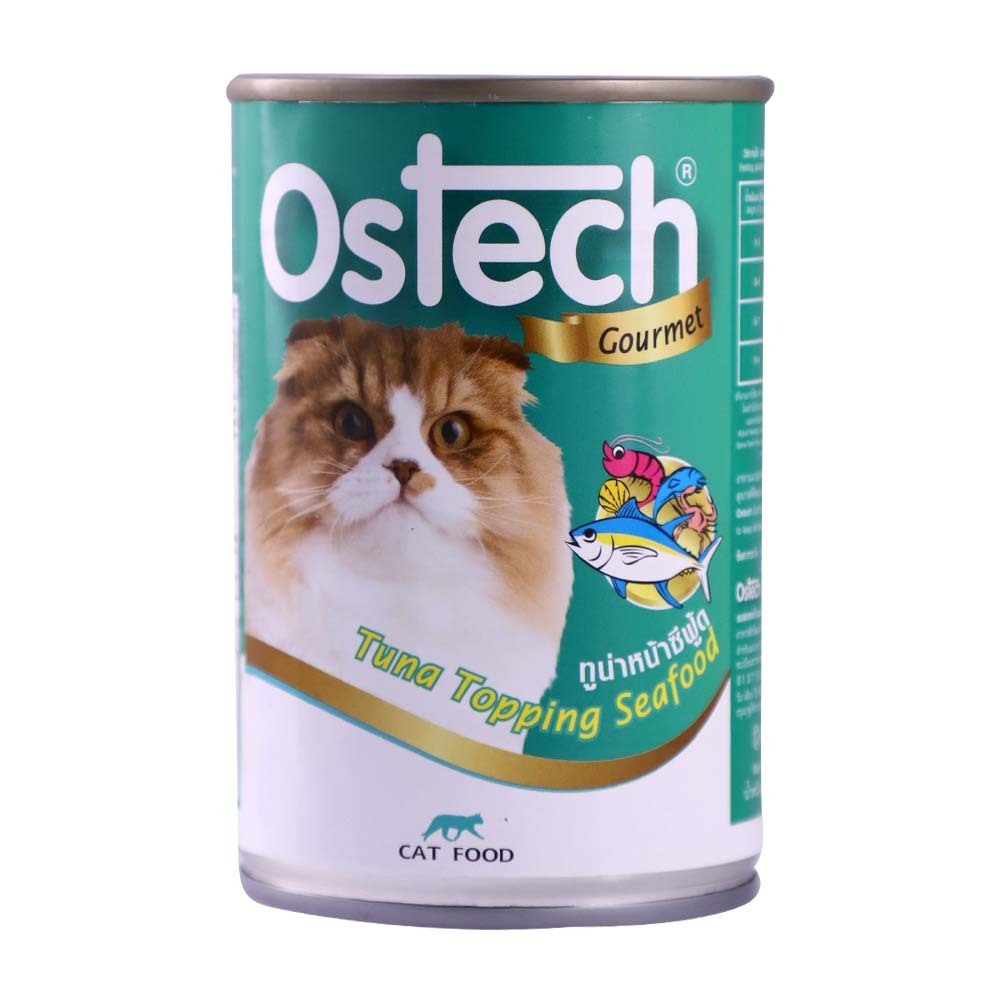 Ostech Cat Wet Food Gourmet Tuna&Seafood 400G