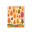 Jourcole  Autumn Tree Sticker 1 Sheet 4x5inches JC0008