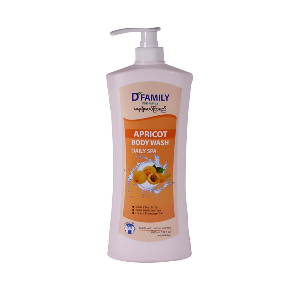 D Family Body Wash Apricot 1000ML