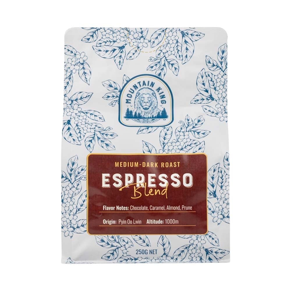 Mountain King 100% Arabica Espresso Blend Fine Coffee 250G