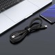 Acefast C2-03 60W Max USB-C To USB-C Zinc Alloy Silicone Charging Data Cable 27070005 Black