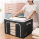 Foldable Clothes Storage Box (Dark Blue)