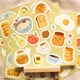 Jourcole  Breakfast Club Sticker Set (2sheets) 4x5inches JC0004