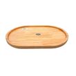 Burma Collection Oval Wooden Tray 16X10X1.5IN