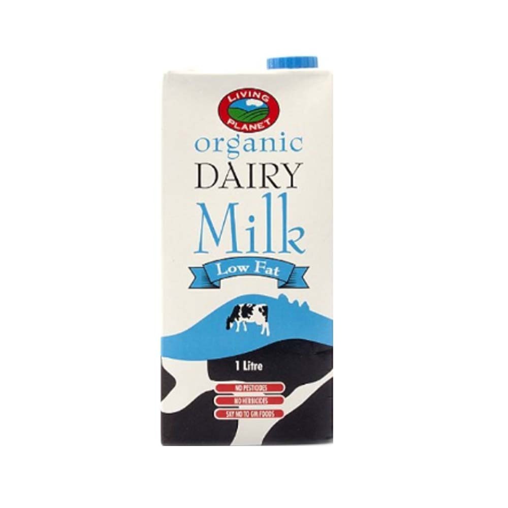 Living Planet Organic Dairy Milk - Low Fat 1 Litre