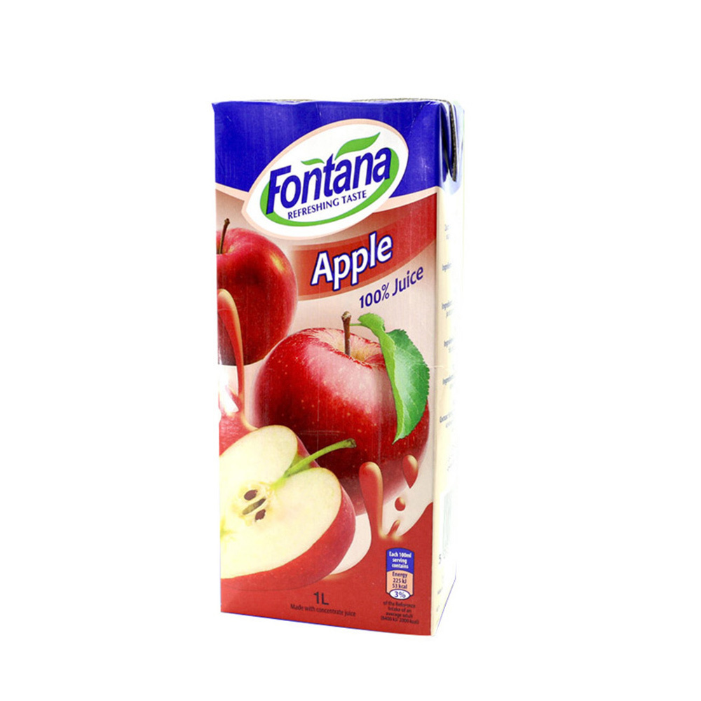 Fontana 100% Apple Fruit Juice 1LTR