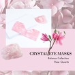 Rose Quartz Crystal Eye Mask Pink EyeMask002