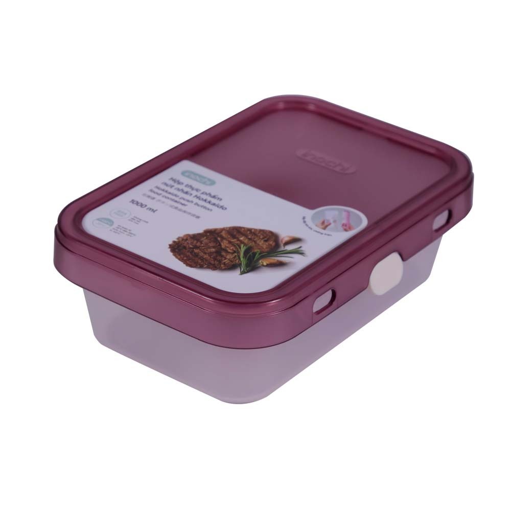 Inochi Hokka Push Button Food Box 1000ML HONN.1000